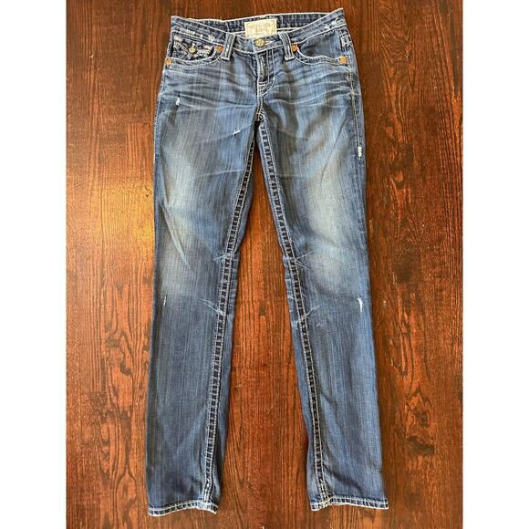 Big Star Women's Blue Straight Leg Jeans - Picture 1 of 14